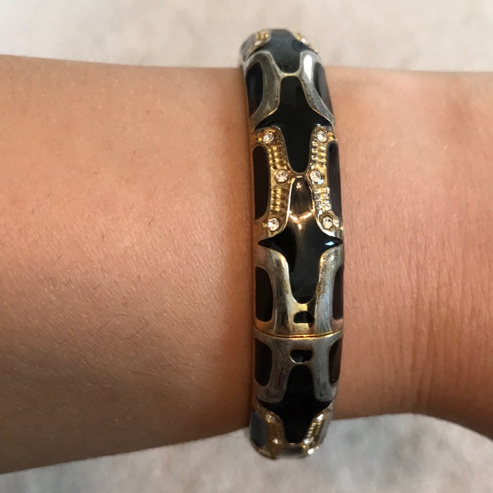 Gold and Black Bracelet